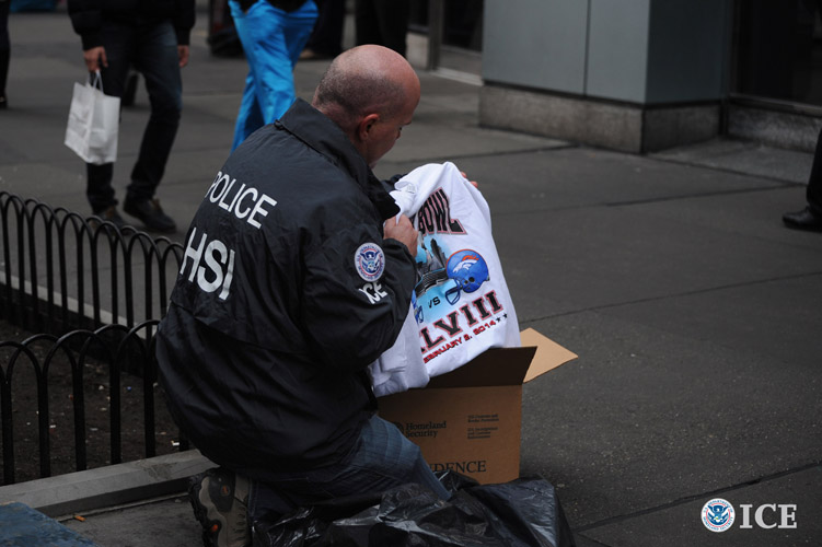 Federal agencies seize more than $21.6 million in fake NFL merchandise during 'Operation Team Player'.