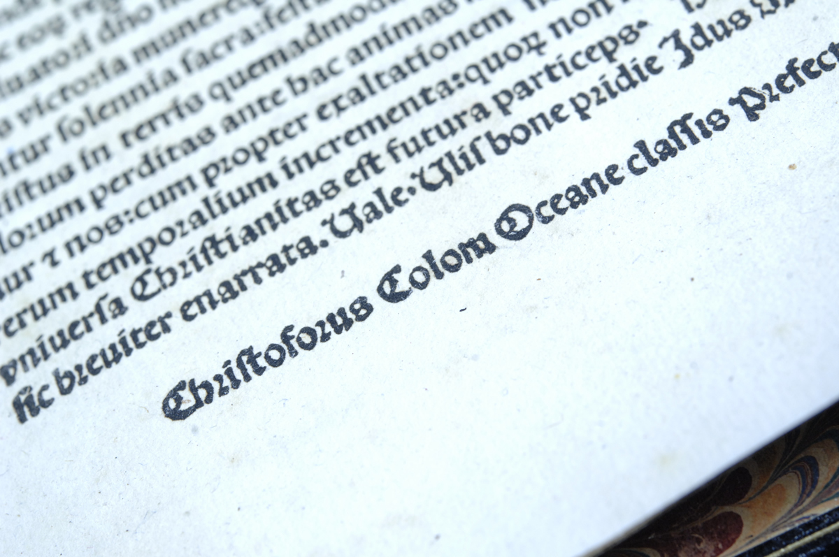 ICE and DOJ return Christopher Columbus letter to Spain 